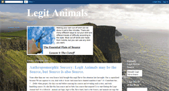 Desktop Screenshot of legitanimals.blogspot.com