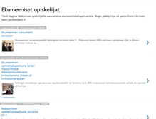 Tablet Screenshot of ekumeenisetopiskelijat.blogspot.com