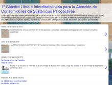 Tablet Screenshot of catedraadicciones.blogspot.com