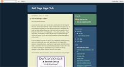 Desktop Screenshot of kaliyugayogaclub.blogspot.com