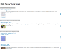 Tablet Screenshot of kaliyugayogaclub.blogspot.com