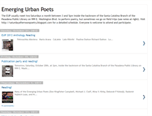 Tablet Screenshot of emergingurbanpoets.blogspot.com