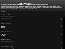 Tablet Screenshot of dicke-waden.blogspot.com