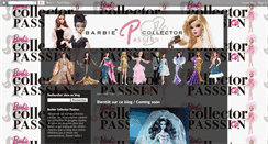 Desktop Screenshot of barbiecollectorpassion.blogspot.com