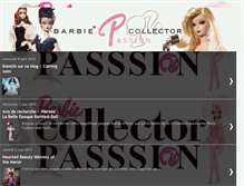 Tablet Screenshot of barbiecollectorpassion.blogspot.com