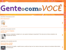 Tablet Screenshot of gentecomvoce.blogspot.com