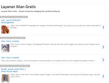 Tablet Screenshot of layanan-iklangratis.blogspot.com