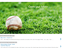 Tablet Screenshot of chicksandsticks.blogspot.com