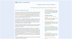 Desktop Screenshot of buildlink.blogspot.com