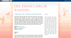 Desktop Screenshot of geltahanlamadiranjang.blogspot.com