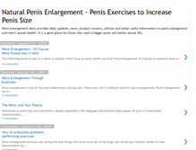 Tablet Screenshot of penis-enlargement-diary.blogspot.com