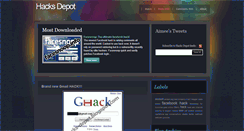 Desktop Screenshot of hacks-depot.blogspot.com