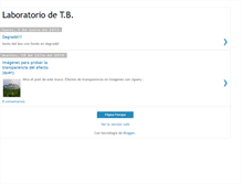 Tablet Screenshot of laboratoriodeteoriablogger.blogspot.com