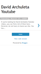 Mobile Screenshot of davidarchuletayoutube.blogspot.com