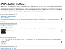 Tablet Screenshot of dmproductionandsales.blogspot.com