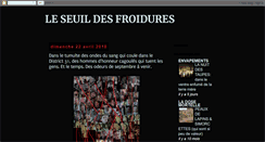 Desktop Screenshot of leseuildesfroidures.blogspot.com