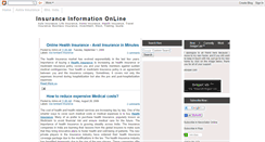 Desktop Screenshot of insuranceserviceinformation.blogspot.com
