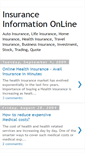 Mobile Screenshot of insuranceserviceinformation.blogspot.com