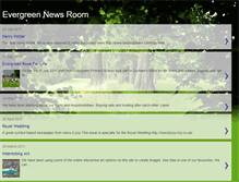 Tablet Screenshot of evergreennewsroom.blogspot.com