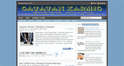 Desktop Screenshot of catatan-karmic.blogspot.com