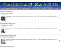 Tablet Screenshot of catatan-karmic.blogspot.com