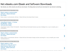 Tablet Screenshot of ebookandsoftwaredownloads.blogspot.com