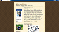 Desktop Screenshot of hitherandyonder.blogspot.com