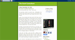 Desktop Screenshot of goodconsultant.blogspot.com