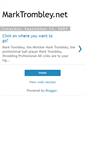 Mobile Screenshot of marktrombleymainpage.blogspot.com
