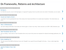 Tablet Screenshot of frameworkpatterns.blogspot.com