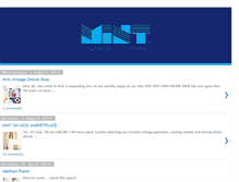 Tablet Screenshot of mintvintageclothing.blogspot.com