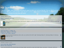 Tablet Screenshot of hottechstuff.blogspot.com