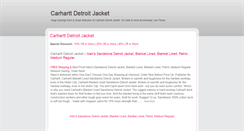 Desktop Screenshot of carharttdetroitjackets.blogspot.com