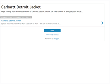 Tablet Screenshot of carharttdetroitjackets.blogspot.com