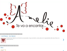 Tablet Screenshot of amelie-tevaaencantar.blogspot.com