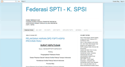 Desktop Screenshot of dppfspti.blogspot.com