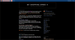 Desktop Screenshot of my-shoppingspree2.blogspot.com