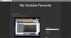 Desktop Screenshot of my-youtube-favourite.blogspot.com