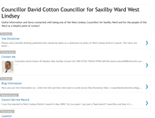 Tablet Screenshot of councillordavidcotton.blogspot.com