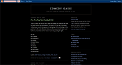 Desktop Screenshot of comedyoasis.blogspot.com