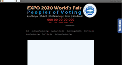 Desktop Screenshot of expo2020vote.blogspot.com