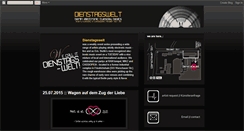 Desktop Screenshot of dienstagswelt.blogspot.com