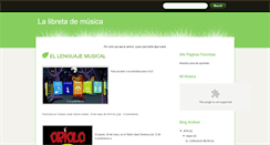 Desktop Screenshot of lalibretademusica.blogspot.com