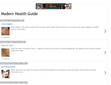 Tablet Screenshot of modernhealthguide.blogspot.com