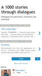 Mobile Screenshot of ablogof1000dialogues.blogspot.com