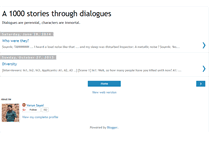 Tablet Screenshot of ablogof1000dialogues.blogspot.com