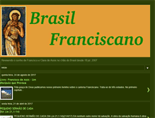 Tablet Screenshot of brasilfranciscano.blogspot.com