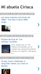 Mobile Screenshot of miabuelaciriaca.blogspot.com