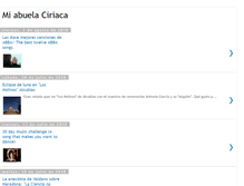 Tablet Screenshot of miabuelaciriaca.blogspot.com