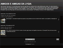 Tablet Screenshot of amigoseamigasdolygia.blogspot.com